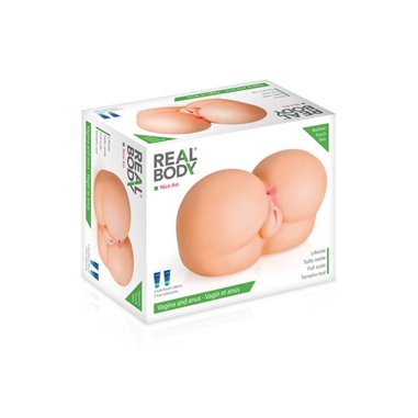 Fessier réaliste 2 orifices Real Body Nice Ass Real Body