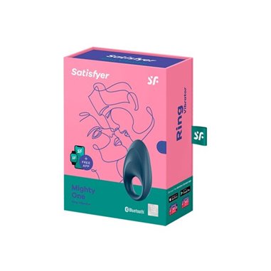 Cockring vibrant connecté Mighty One USB 10 vitesses Satisfyer