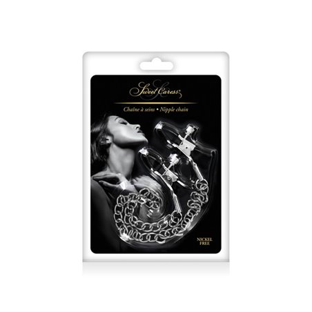 Pinces à tétons avec chaîne Sweet Caress