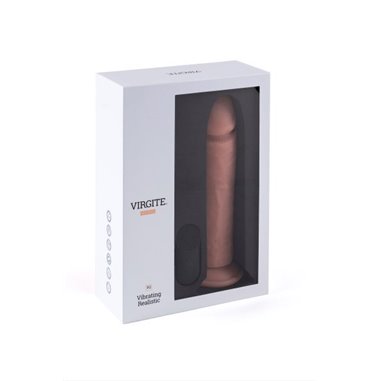 Gode vibrant réaliste ventouse télécommandé 23.2cm R2 Virgite