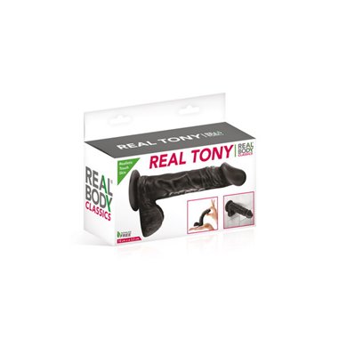 Gode Ventouse Réaliste 18 cm 2 couleurs aux choix Tony Real Body