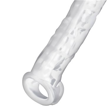 Gaine réaliste avec anneau 20 cm Transparent Addicted Toys