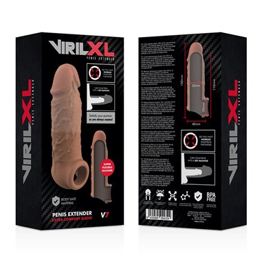 Gaine réaliste Silicone Confort Sleeve V7 Latino VirilXL