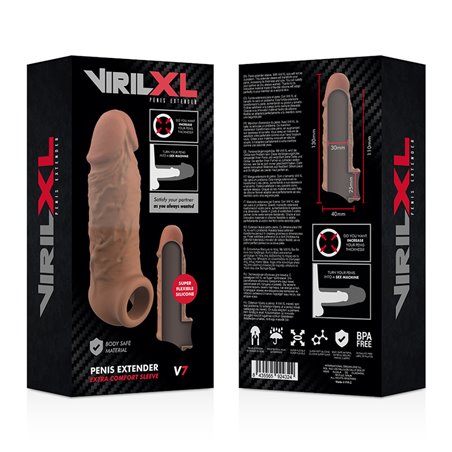 Gaine réaliste Silicone Confort Sleeve V7 Latino VirilXL