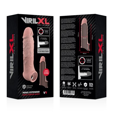 Gaine réaliste Silicone Confort Sleeve V9 VirilXL