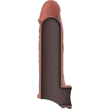 Gaine réaliste Silicone avec Anneau Confort Sleeve V9 Latino VirilXL