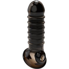 Gaine réaliste avec Anneau Confort Sleeve V15 Noir VirilXL 2