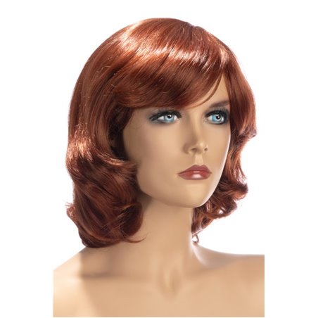 Perruque Mi Longue Victoria Rousse World Wigs