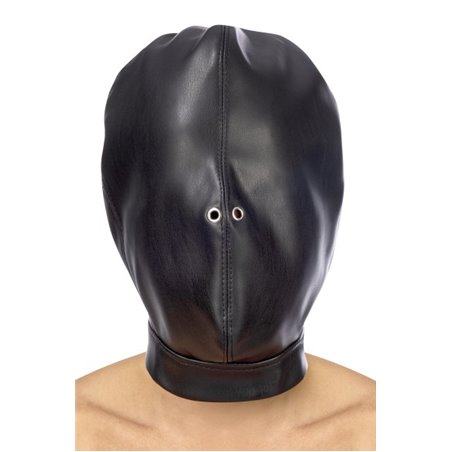 Cagoule yeux bouche sangle lacet Fetish Tentation