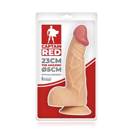 Amazing Gode réaliste 23 cm Captain Red