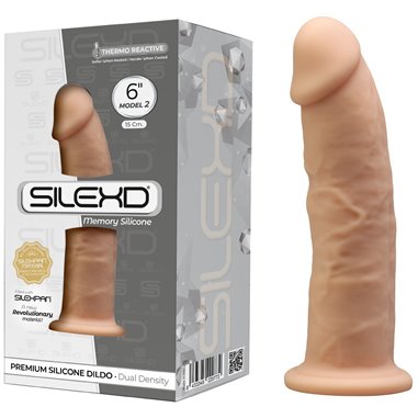 Gode Réaliste Double Densité N° 2 - 15 cm 4 couleurs aux choix Silexd