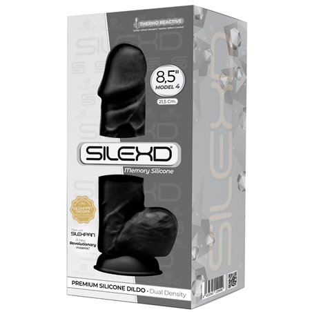 Gode Réaliste Double Densité N° 4 - 21.5 cm 5 couleurs aux choix Silexd