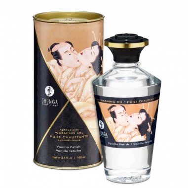 Shunga - Huile chauffante aphrodisiaque -...