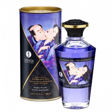 Shunga - Huile chauffante aphrodisiaque -...