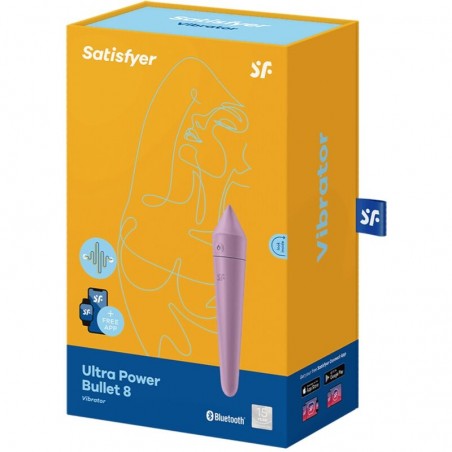 Satisfyer - Ultra power bullet 8 - Vibrations - connecté