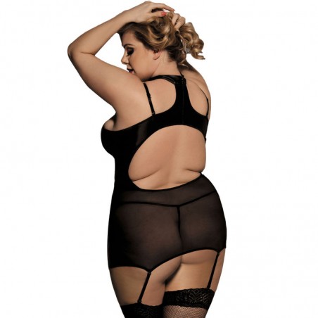 Corset - Subblime - Queen plus  Fetish et dentelle florale