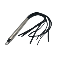 The red - Martinet 12 brins en cuir - Manche alu