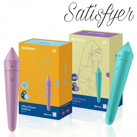 Satisfyer - Ultra power bullet 8 - Vibrations - connecté