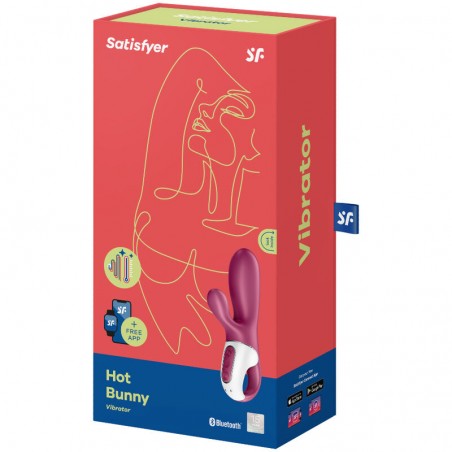 Satisfyer - Hot Bunny - Vibrations + chauffant - Connecté