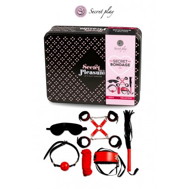 Secret play - Coffret Secret Bondage Noir & Rouge