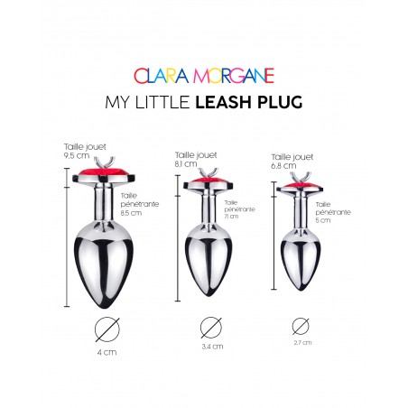 Clara Morgane - My Little Leash Plug Rouge Medium