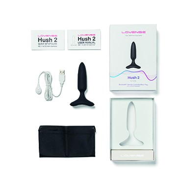 Lovense - Hush 2 - Plug anal XS - connecté