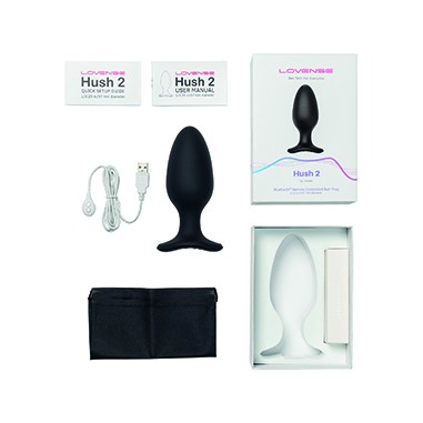 Lovense - Hush 2 Plug anal connecté L