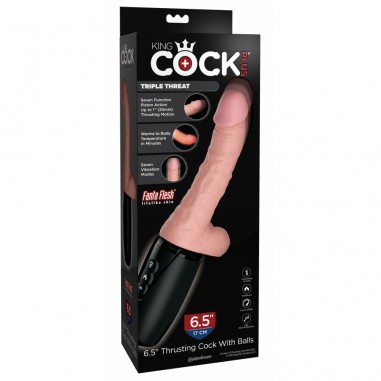 King Cock - Gode va et vient Thrusting 14 x 3.6 cm