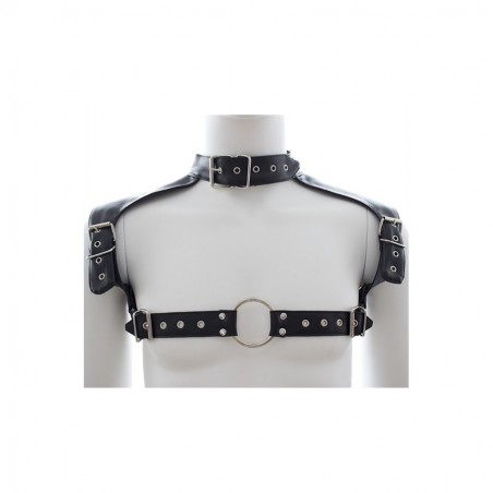 Harnais et Collier Optor Noir - Kink Harness