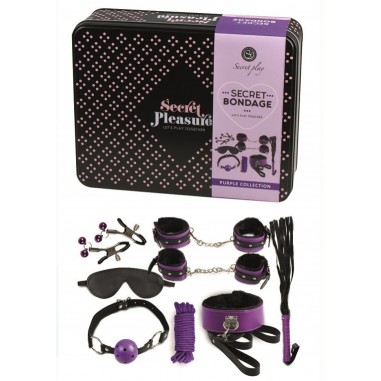 Secret play - Coffret secret bondage pourpre