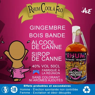 Jacquie&Michel - Rhum Bois Bandé Gingembre