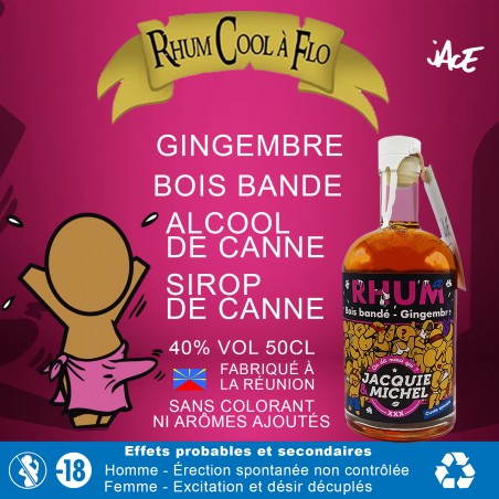 Jacquie&Michel - Rhum Bois Bandé Gingembre