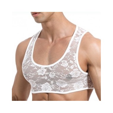Crop top - Menssexi - Dentelle