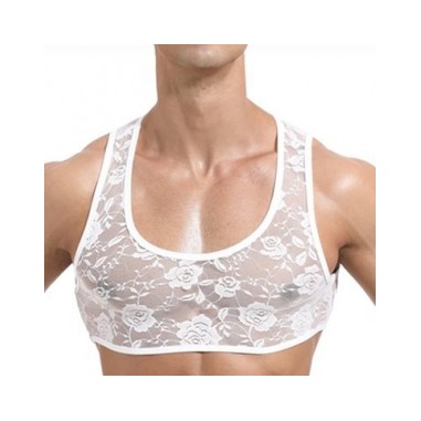Crop top - Menssexi - Dentelle