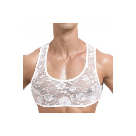Crop top - Menssexi - Dentelle