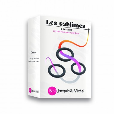 Jacquie&Michel - Les sublimés - Lot de 3 Cockrings