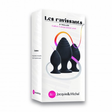 Jacquie&Michel - Les ravissants - Lot de 3 plugs