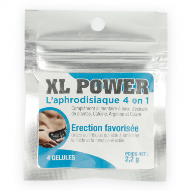 XL Power - L'aphrodisiaque 4 en 1 - érection...
