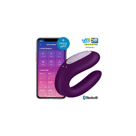 Satisfyer - Double Joy partner - Vibrations - Connecté