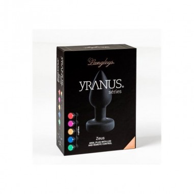 Langloys - Zeus Plug anal vibrant lumineux USB...