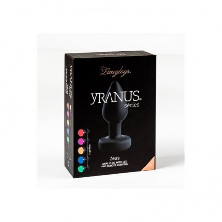 Langloys - Zeus Plug anal vibrant lumineux USB - Taille S