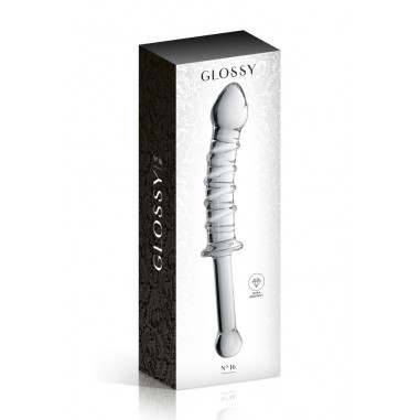 Glossy Toys - Dildo glass 16 Blanc