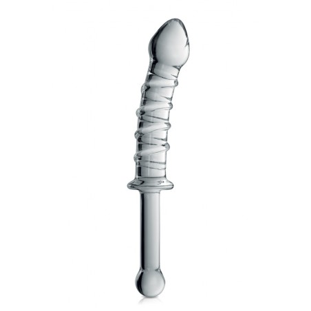 Glossy Toys - Dildo glass 16 Blanc