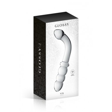 Glossy Toys - N°8 - Dildo coudé multi stimulation