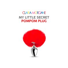 Clara Morgane - Plug pompon my little secret rouge 2