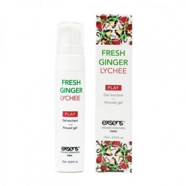 Exsens - Gel stimulant fraîcheur - litchi ginger