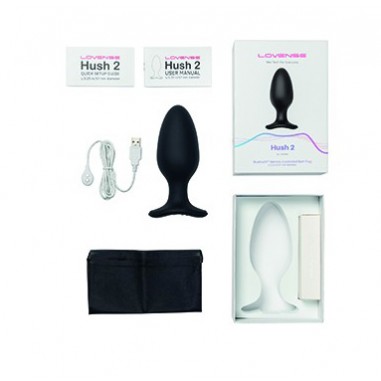 Lovense - Hush 2 - Plug anal M - Connecté