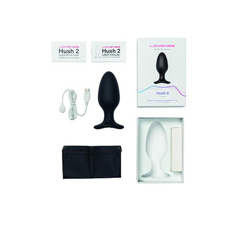 Lovense - Hush 2 - Plug anal M - Connecté