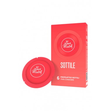 Love Match - 6 Préservatifs fins