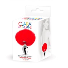 Clara Morgane - Plug pompon my little secret rouge
